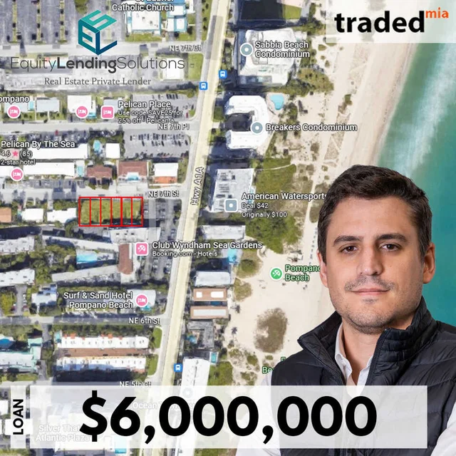Equity Lending Solutions Provides $6M Construction Loan For 6-Unit Multifamily In Pompano Beach