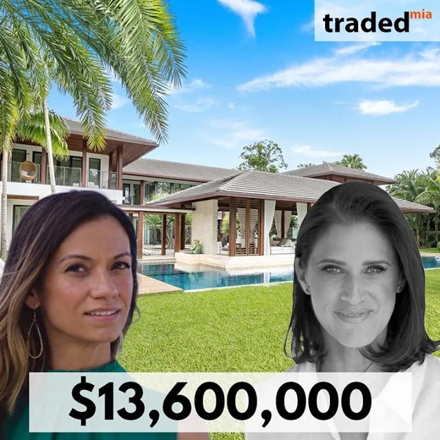 Modern World Realty Acquires SFR In Coral Gables For $13.6M With Buyer's Rep Marily Vazquez Prol & Seller's Rep Saddy Delgado & Valeria Kelly