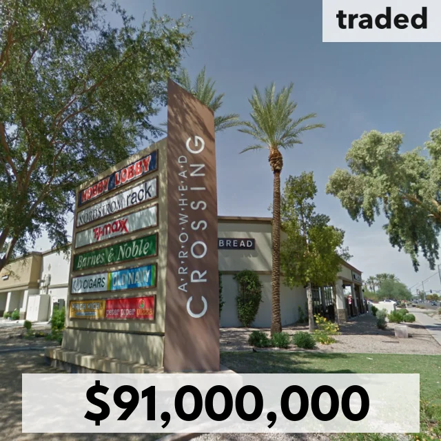 Pine Tree Acquires Arrowhead Crossing Retail Center In Peoria, AZ For $91M