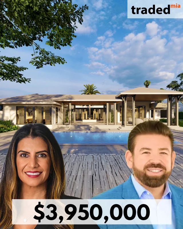 GC3 Group Sells Single Family Home In Miami For $3,950,000 With Brokers Paola Garcia-Carrillo And Sergio Martins