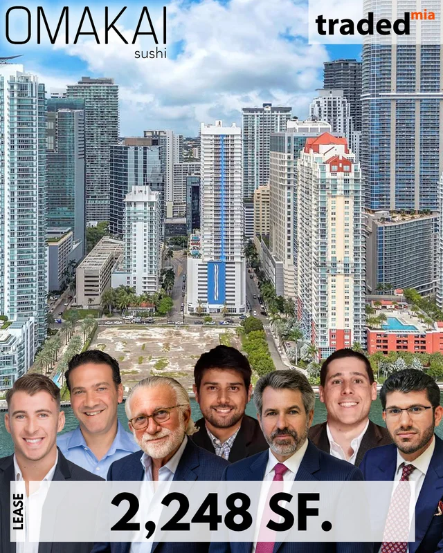 Diego Quijada & Pedro Quijada Of Omakai Lease 2,248 Square-Foot Space At 1200 Brickell Bay Drive