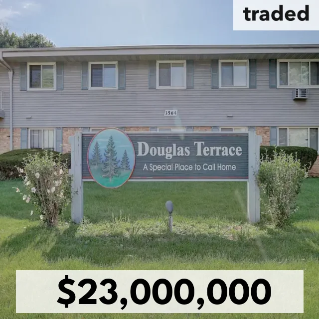 MLG Capital LLC Sells Douglas Terrace Apartments In Racine WI For $23 Million