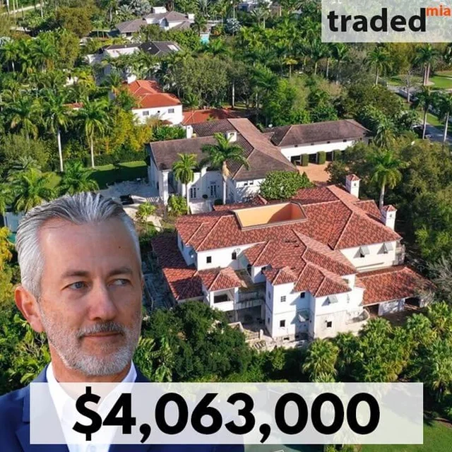 Jorge Uribe Facilitates $4.06M Sale Of 11.4k SF SFR In Coral Gables