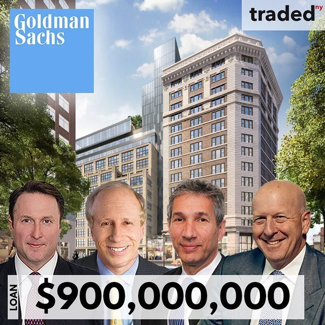 Goldman Sachs Provides $900M Loan For Office Building In Hudson Square