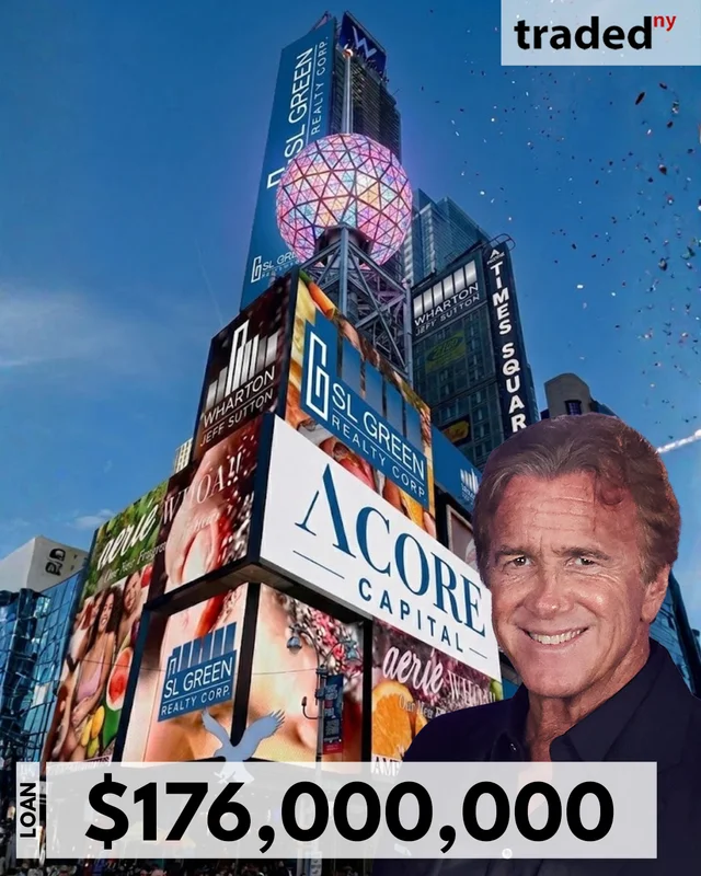 Marc Holliday Of SL Green And Jeff Sutton Of Wharton Properties Refinance Times Square Retail Properties For $176M