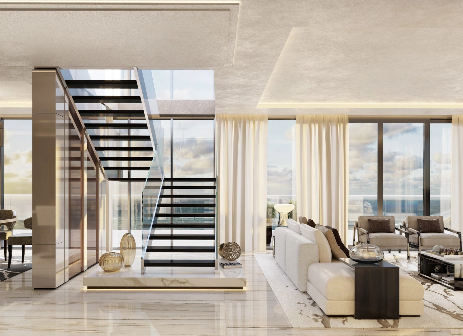 Eturna Beach Duplex Residence Listed at 3319 North Ocean Drive