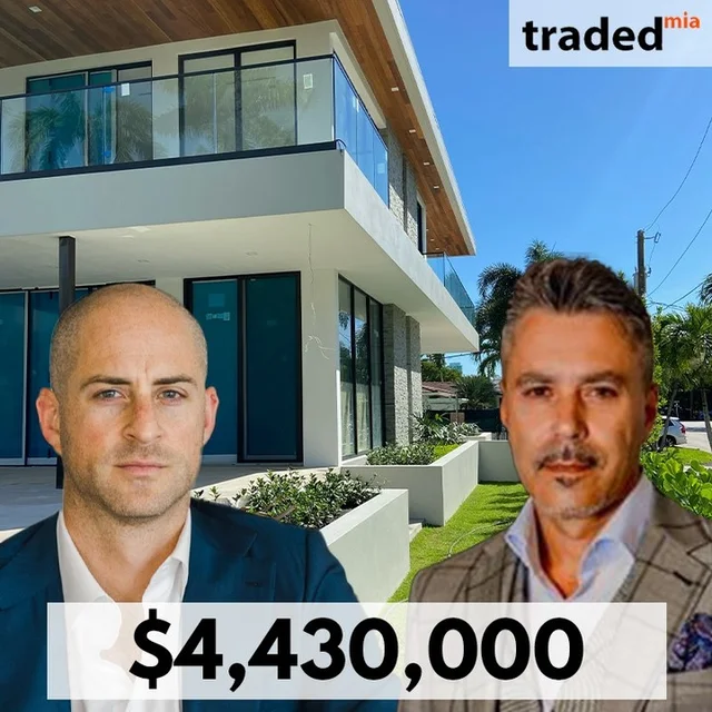Dan Hechtkopf &amp; Cassio Galiza Purchase SFR On N Bay Rd In Miami Beach For $4.43M