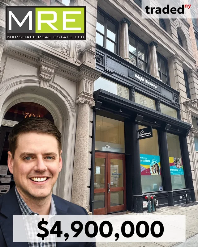 ZB Capital Group Acquires Retail Condominium In Noho Manhattan For $4.9M With Matthew Marshall As The Broker