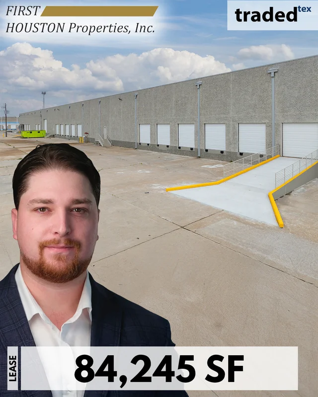 Jared Edelman Of First Houston Properties Represents Tenant In 8525 Market Street Lease In Houston