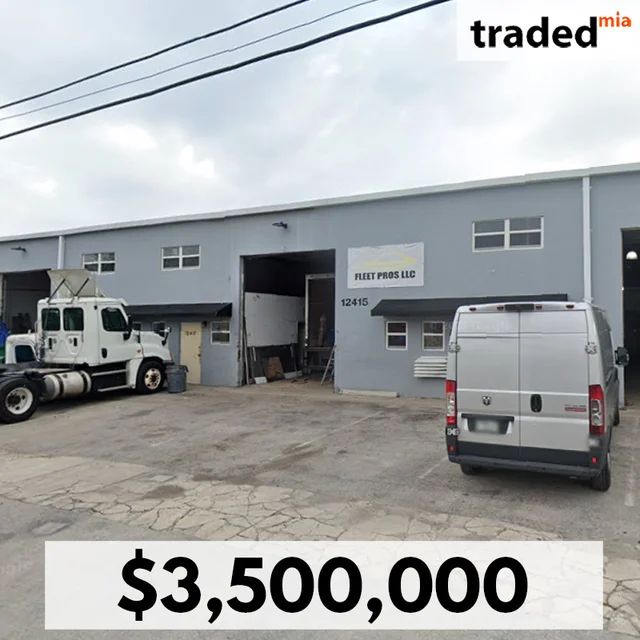 Aaron Tiram Acquires Manufacturing/Processing Property In Miami, FL For $3.5M