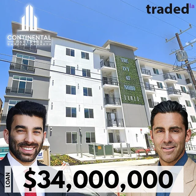 Continental Partners Inc. Provides $34M Loan For Multifamily Property In North Hollywood
