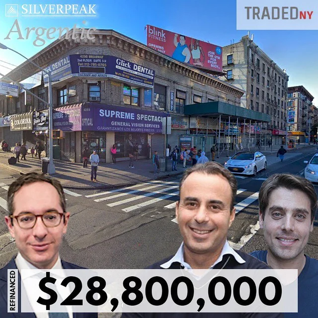 Ashkenazy Acquisition Corp Refinances Mixed-Use Property At 4250 Broadway In Manhattan With $28.8M Loan From Silverpeak Argentic
