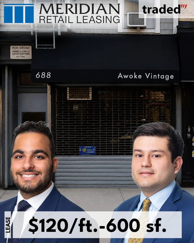 Tony Namdar Leases Retail Space At 688 Manhattan Avenue Brooklyn To Nightshift Vintage For $120/ft
