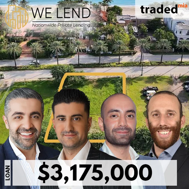 We Lend LLC Provides $3.175M Acquisition Loan For Residential Apt In Golden Beach