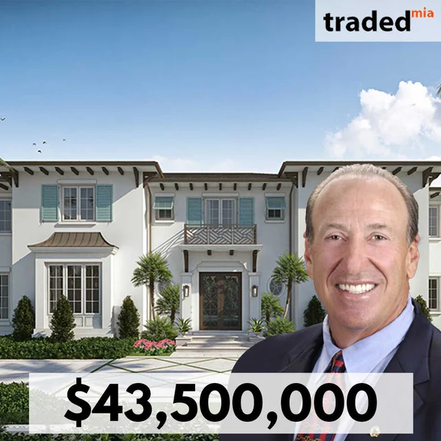 Under-Construction Palm Beach Home In South Ocean Boulevard Placed Under Contract For $43.5M By Lynda & Anthony Lomangino