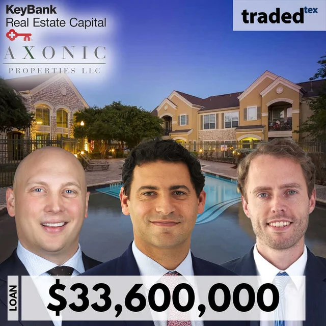 Axonic Properties LLC Acquires 422-Unit Multifamily Property In San Antonio, TX For $33.6M Loan
