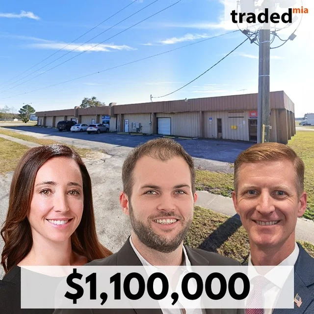 Marcus & Millichap Sells Zephyrhills Industrial Property For $1.1M With Buyer's Rep Kyle Sorel & Seller's Rep Devin Guilliams & Jaclyn Blair