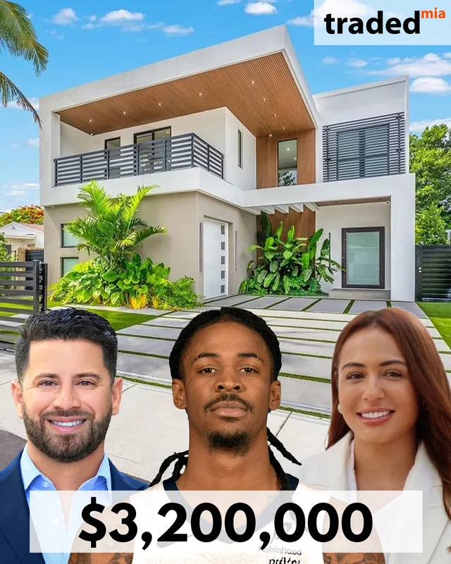 Ja Morant Acquires Single Family Home In Miami For $3.2 Million With Brokers Stefan Segall And Alexia Perez