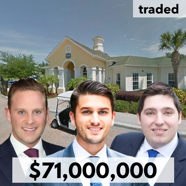 Primerica Group One Sells Multifamily Property In Tampa For $71M With Broker Reps Michael Schattner, Jonathan Brody & Alan Soclof