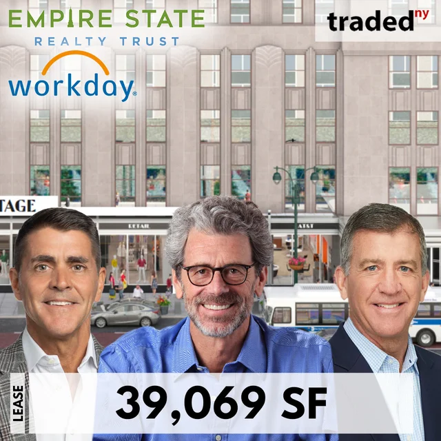 Carl Eschenbach Of Workday Inc Signs Lease Renewal And Expansion At Empire State Building