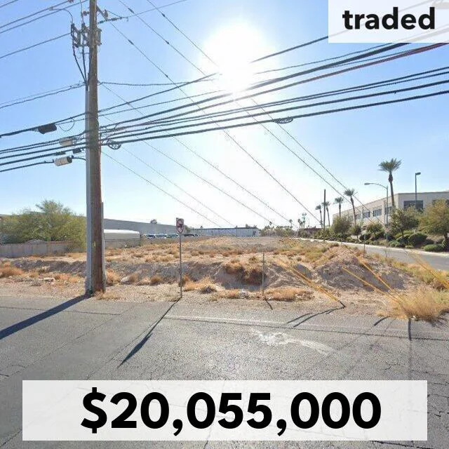 Invesco LTD Purchases Development Site From Brass Cap In Las Vegas For $20.06M