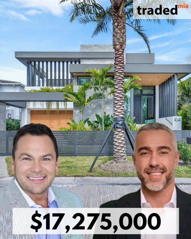 Brad & Jill Miller Acquire Single Family Home From HR Developers For $17.275M In Miami Beach