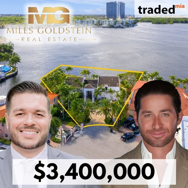 Andrew & Silvia Stern Sell SFR In North Miami Beach For $3.4M With Daniel Alvarez & Alexander Goldstein