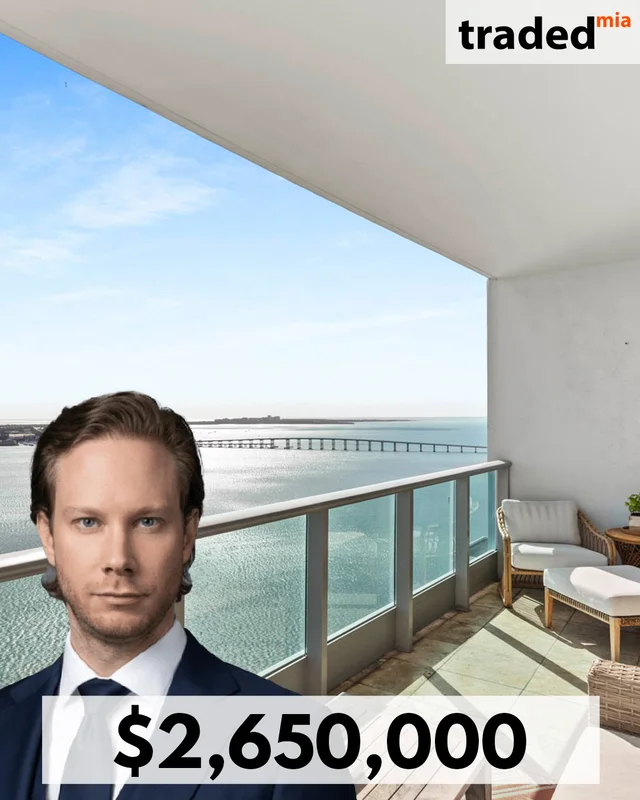 James & Isabel Fieger Purchase Condo At 1331 Brickell Bay Drive Miami For $2.65M