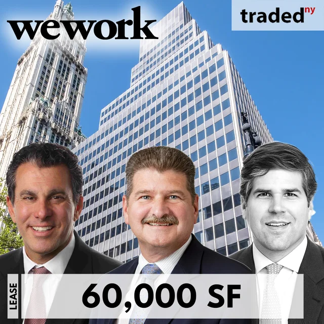 WeWork Leases 60000 Square Feet Office Space At 250 Broadway In Manhattan