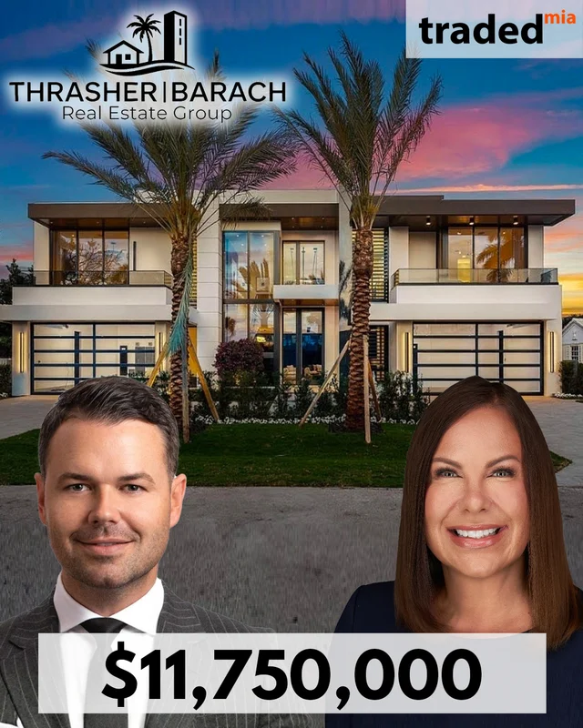 Brady Thrasher & Rachael Barach Represent Buyer In Boca Raton Sale For $11.75M