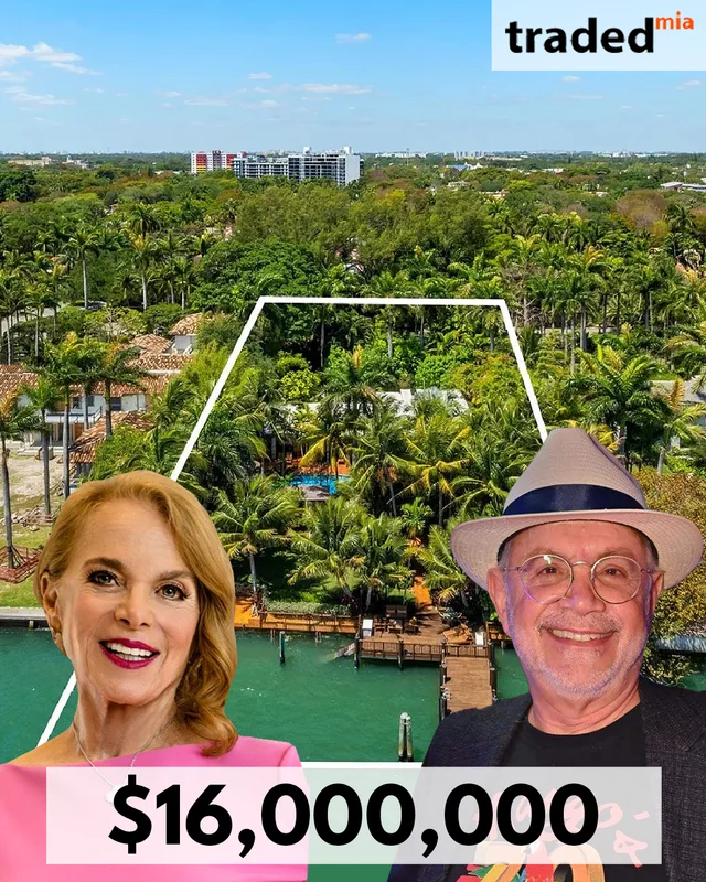 David Wallack Sells Waterfront Estate In Miami For $16 Million With Broker Jill Eber