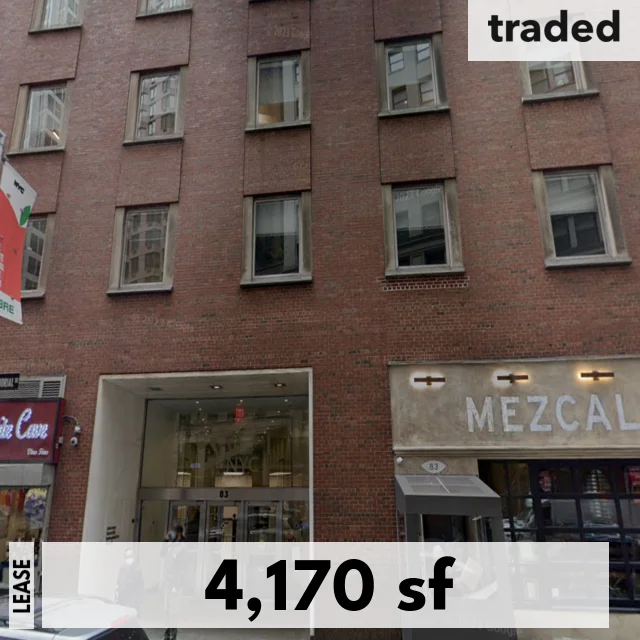 MezCali Leases 4170 Square Feet At 83 Maiden Ln New York City Represented By Lee Block