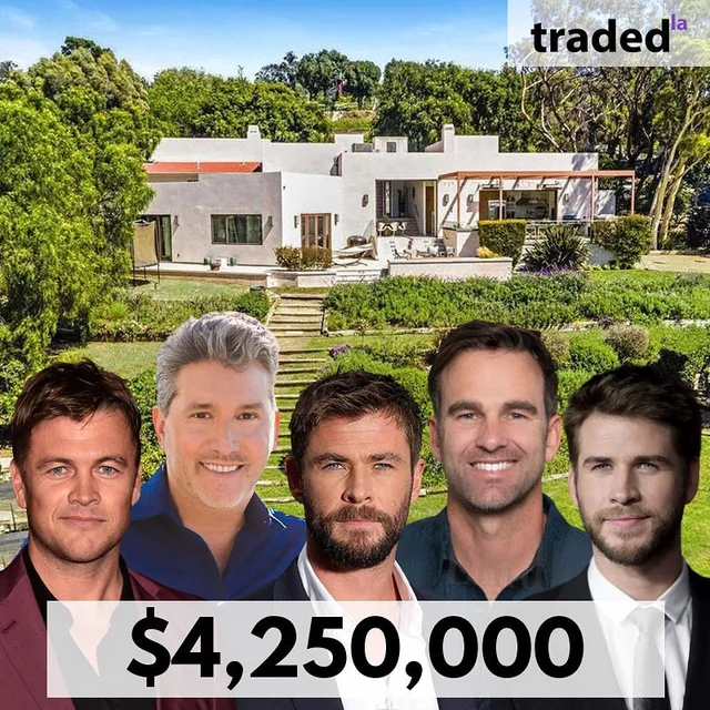 Hemsworth Brothers Sell Malibu SFR For $4.25M With Brokers Chris Cortazzo - Compass And Eric Haskell - Agency