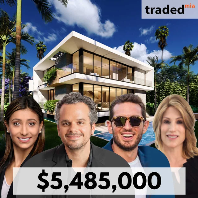 Evan Weiss Sells Miami Beach SFR For $5.5M With Buyer's Rep Stacy Robins & Seller's Rep David Hunt Solomon & Jacqueline Oliva - BHHS EWM Realty