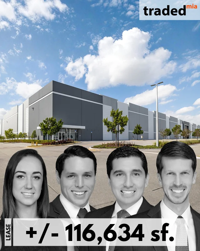 Terreno Realty Corporation Leases Industrial Space To Perishable Logistics Co In Doral For 10 Years