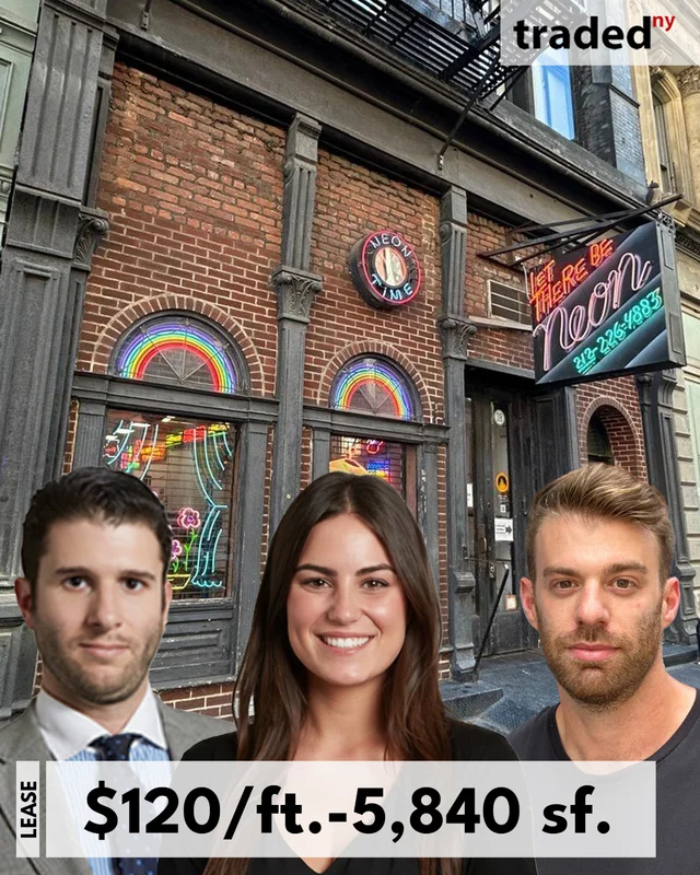 Andrew Stern And Mai Shachi Of Newmark Represent Landlord In Tribeca Retail Lease For $120/ft
