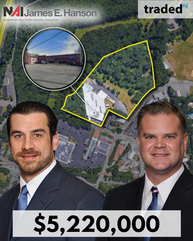 Russell Verducci & Eric Demmers Of NAI James E. Hanson Facilitate $5.22M Sale Of Industrial Asset In Rockaway