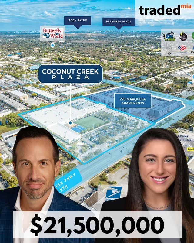 CBRE Brokers Benjamin Silver & Kelley Greenstein Sell Retail Property In Coconut Creek For $21.5M