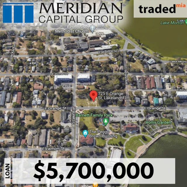 Meridian Capital Group Arranges $5.7M Construction Loan For Multifamily Property On East Orange Street In Lancaster, FL