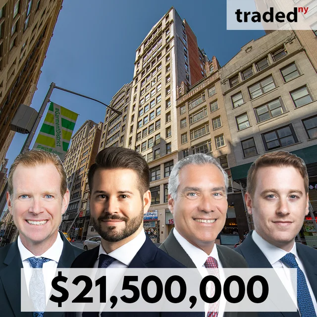 Walter & Samuels Sells Office Asset At 15 West 36th Street For $21.5M In Midtown South