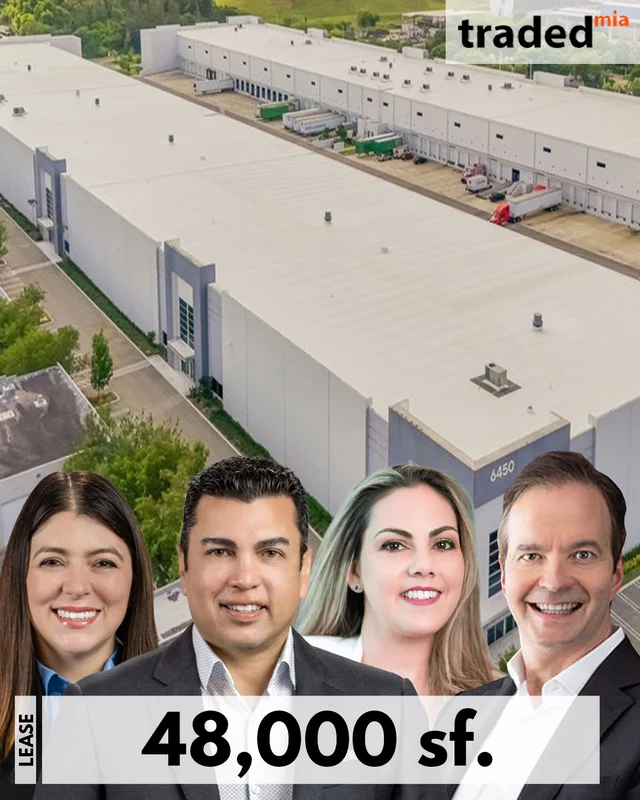 AMBK Shipping Leases 48,000 SF Industrial Space In Doral Represented By Loreley Fajer