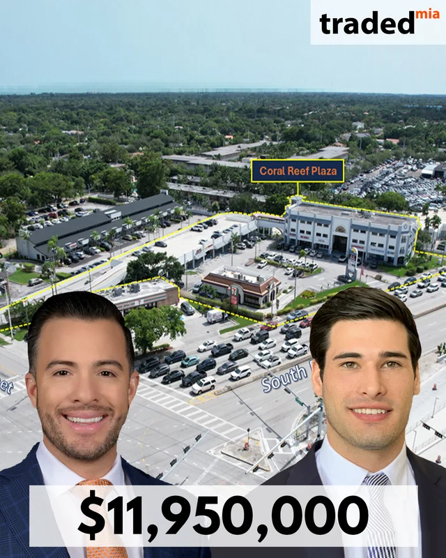 Ruben F. Gonzalez & Nelson Fernandez Jr. Acquire Retail Property In Miami For $11.95M