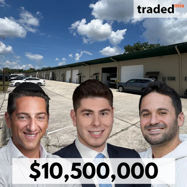 Chaim Cahane Evan Hirsch And Dov Tepper Of Forte Capital Management Acquire Industrial Property For $10.5M In Jacksonville