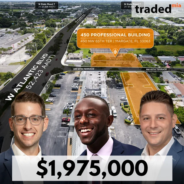 Tracy Kurtz-McFadden Purchases Office In Margate For $1.975Million With George Pojoga As Buyer's Rep