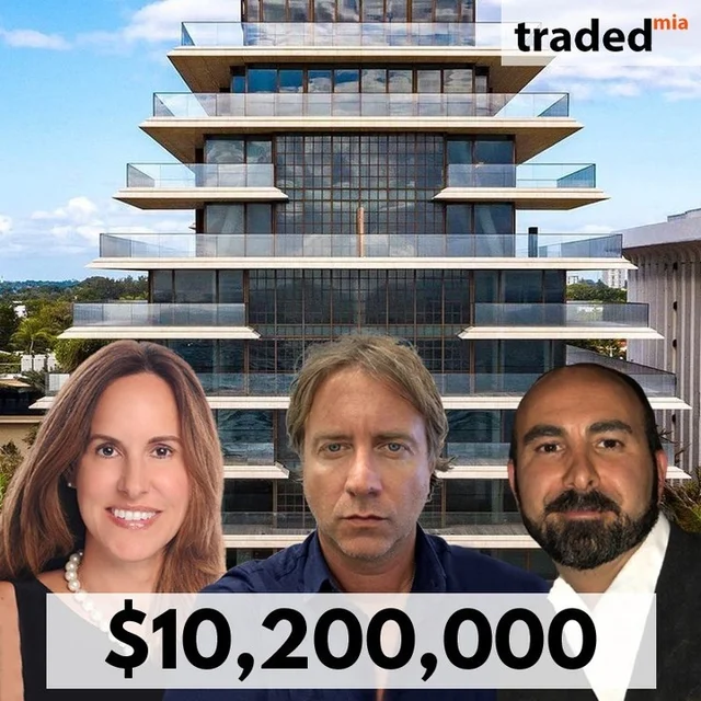 Arte Surfside Sells Condo In Surfside For $10.2M With Developers Alex Sapir & Giovanni Fasciano