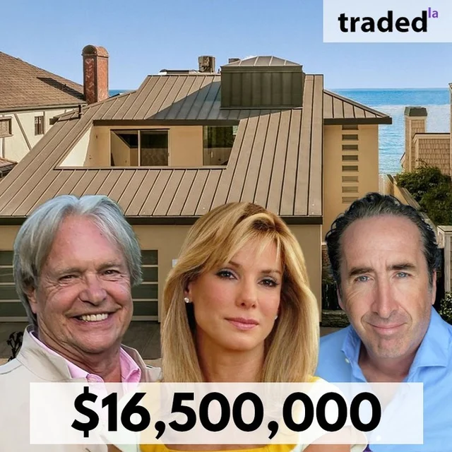 Sandra Bullock Acquires Malibu SFR For $16.5M With Brokers Mike Cunningham, Aron Kelman, Tom Clements & Alan Long