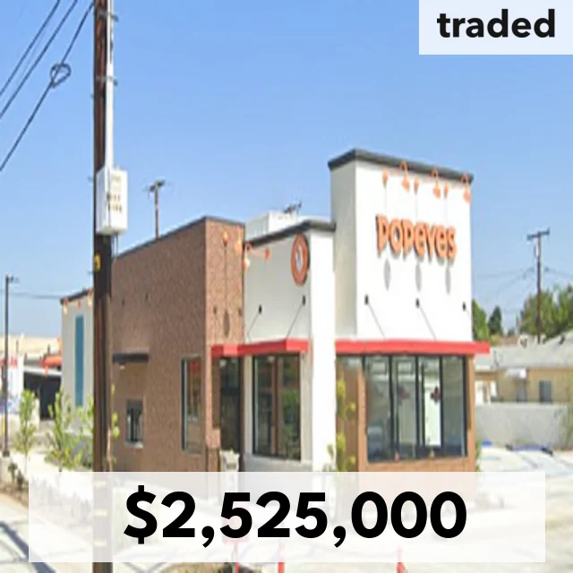 Joseph Gabbaian Of NAI Capital Represents Buyer In $2.52M Popeyes Retail Deal