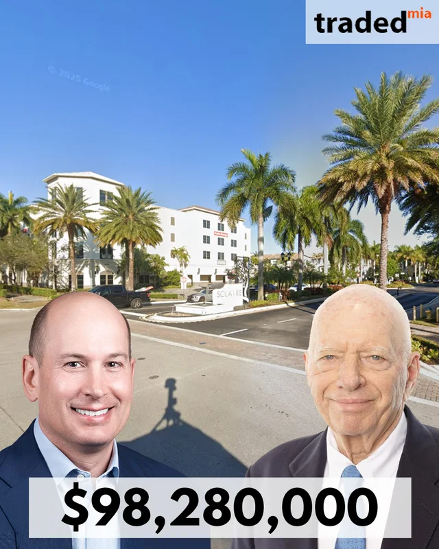 Benjamin Schall Of AvalonBay Communities Acquires Solaire At Coconut Creek For $98.28M