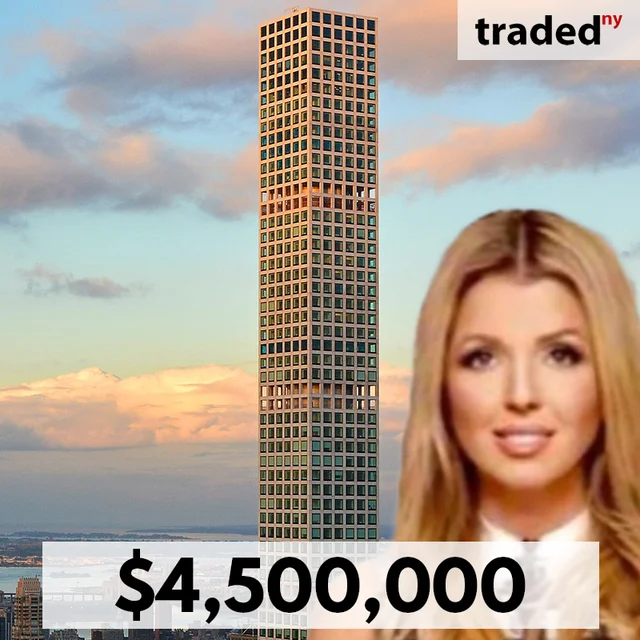 Marina Bernshtein Of Brown Harris Stevens Sells Condo At 432 Park Avenue, New York City For $4.5M