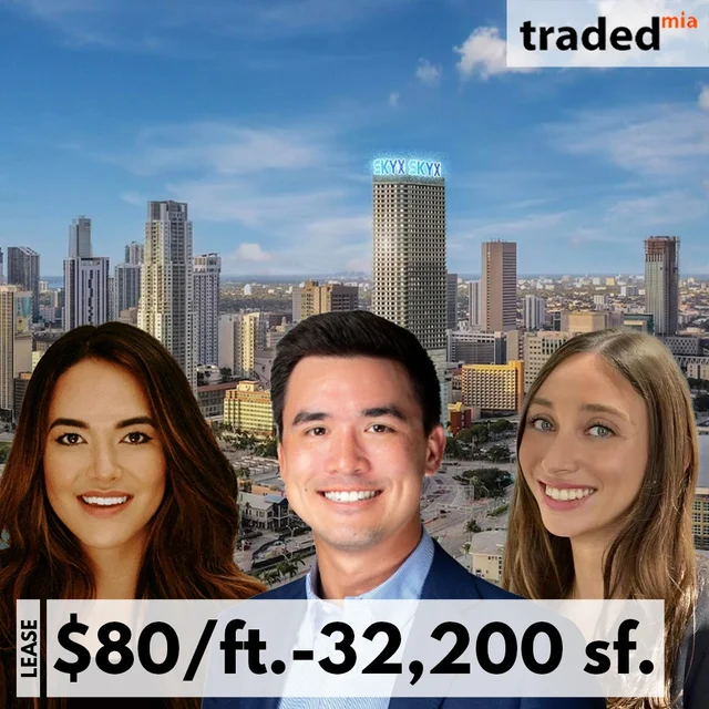 Skyx Platforms Corp. Leases Office Space At 400 Biscayne Blvd In Miami With Tenant's Rep Jayde Shulman